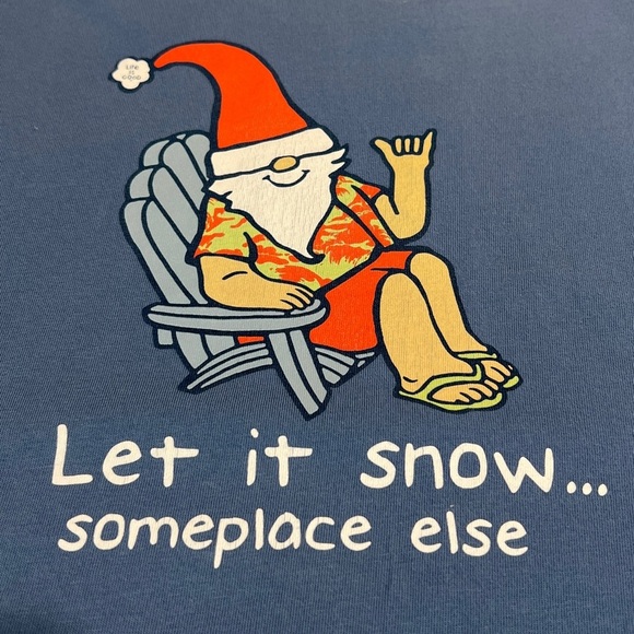 Life Is Good Tops - Life is Good “Let It Snow… Someplace Else” Crusher Tee Shirt